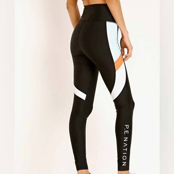 BNWT | PE NATION | Star Force Legging | Black and Mint | Size XS - Picture 2 of 4